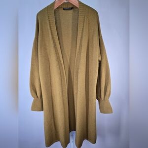 IrelandsEye Women’s 100% Virgin Wool Open Cardigan Sweater | XL | NWOT